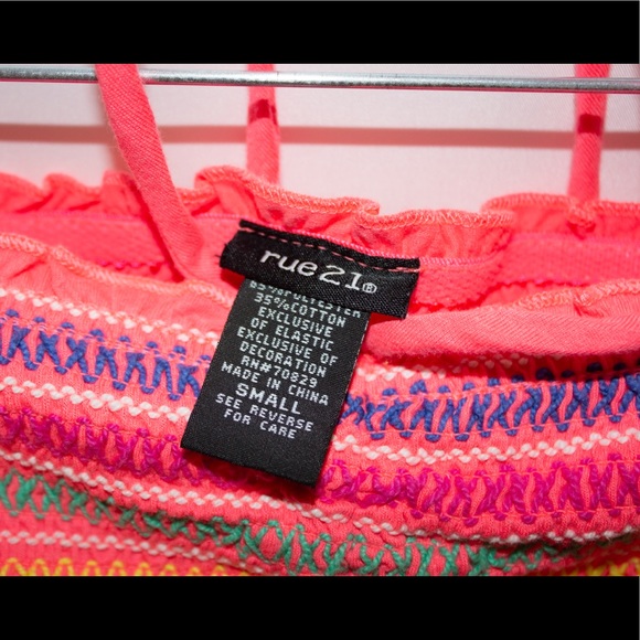 Rue21 | Tie String Halter Top | Pink | Small - Picture 5 of 6